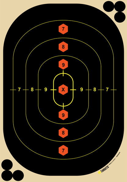 12" Critical Mass Target - 5-PACK (TRG00220-5PACK) - HDTARGETS